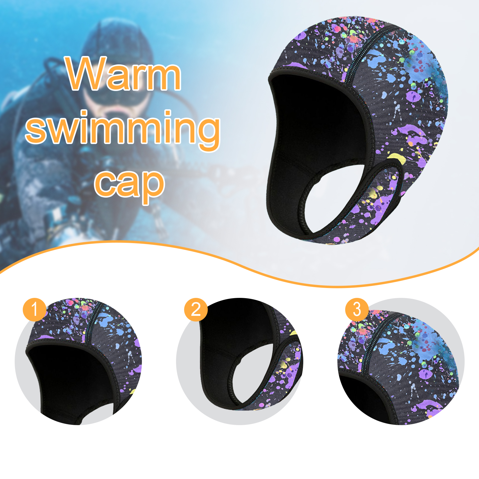 Scuba Dive Hood Swimming Cap 3 - Wetsuit 3Mm Neoprene incelemesi ve fiyatı