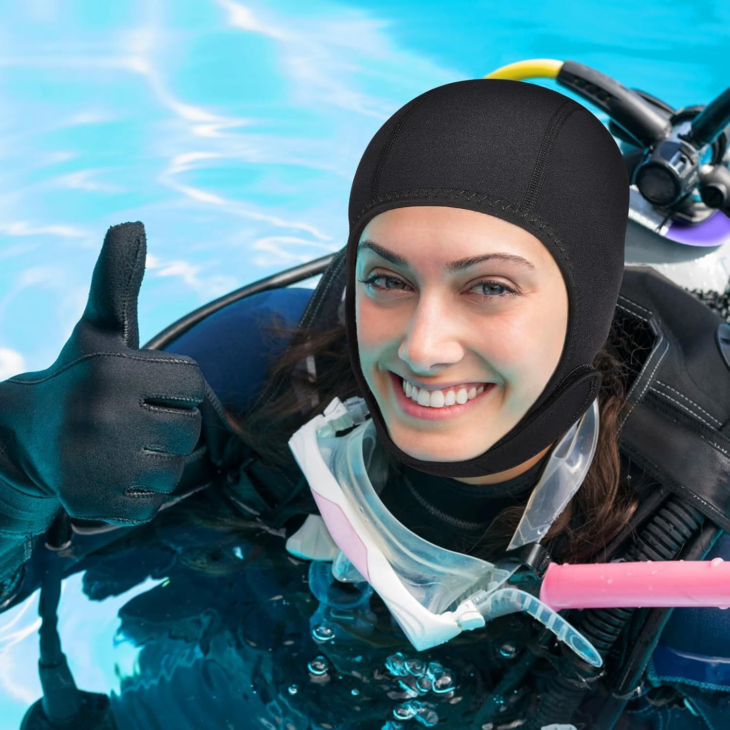 Scuba Dive Hood Swimming Cap 3 - Wetsuit 3Mm Neoprene incelemesi ve fiyatı
