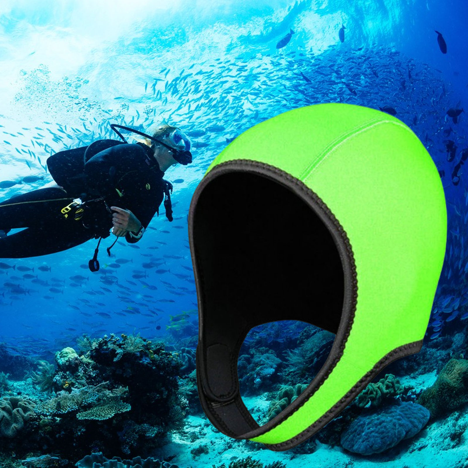Scuba Dive Hood Swimming Cap 3 - Wetsuit 3Mm Neoprene incelemesi ve fiyatı