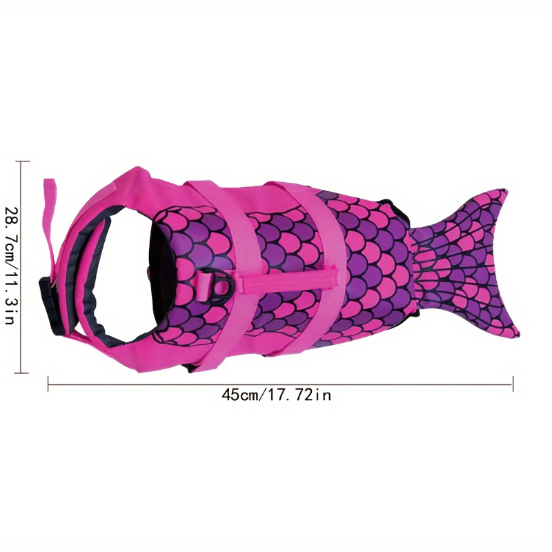 Shark/Mermaid Dog Life Jacket  - Life Jacket Buoyancy incelemesi ve fiyatı