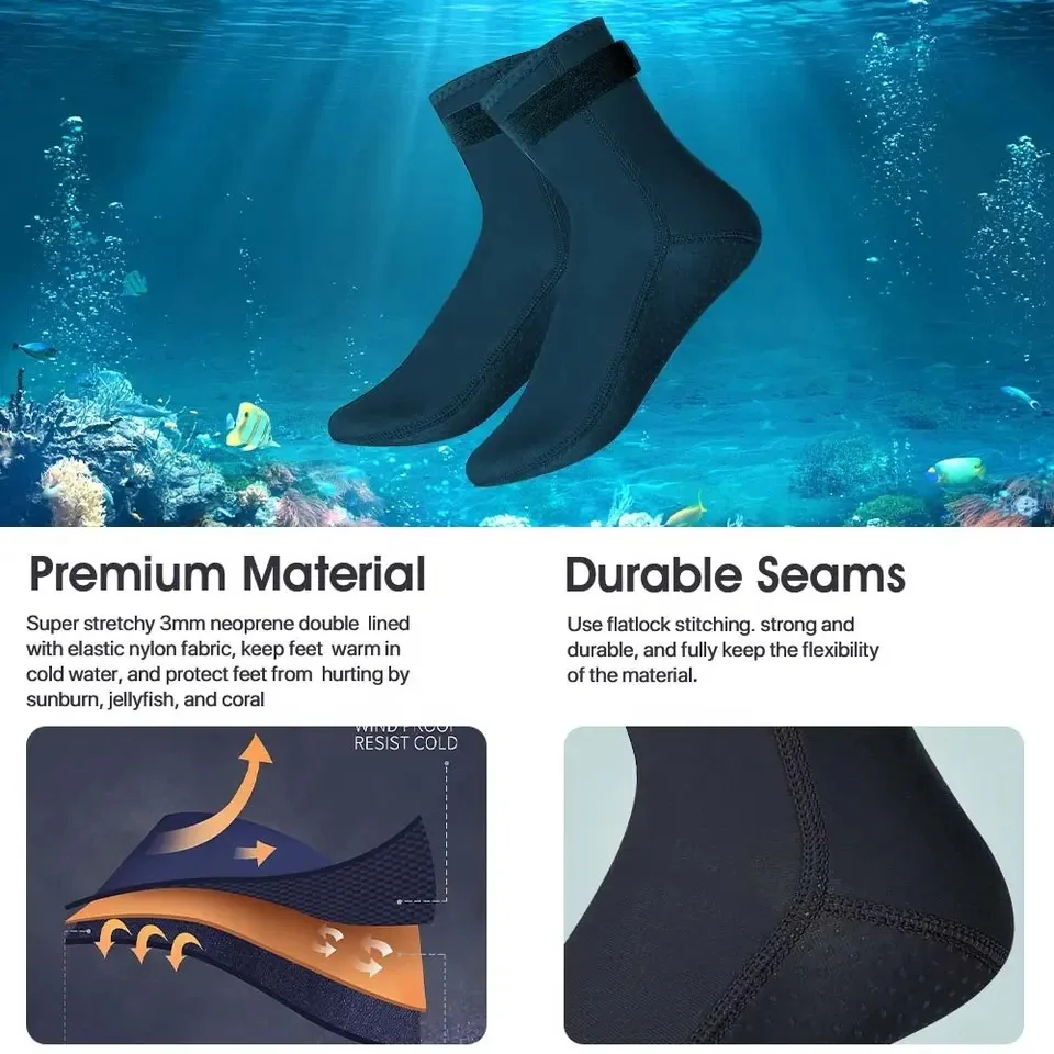 Neoprene Diving Socks 3mm Wets - Wetsuit 3Mm Neoprene incelemesi ve fiyatı